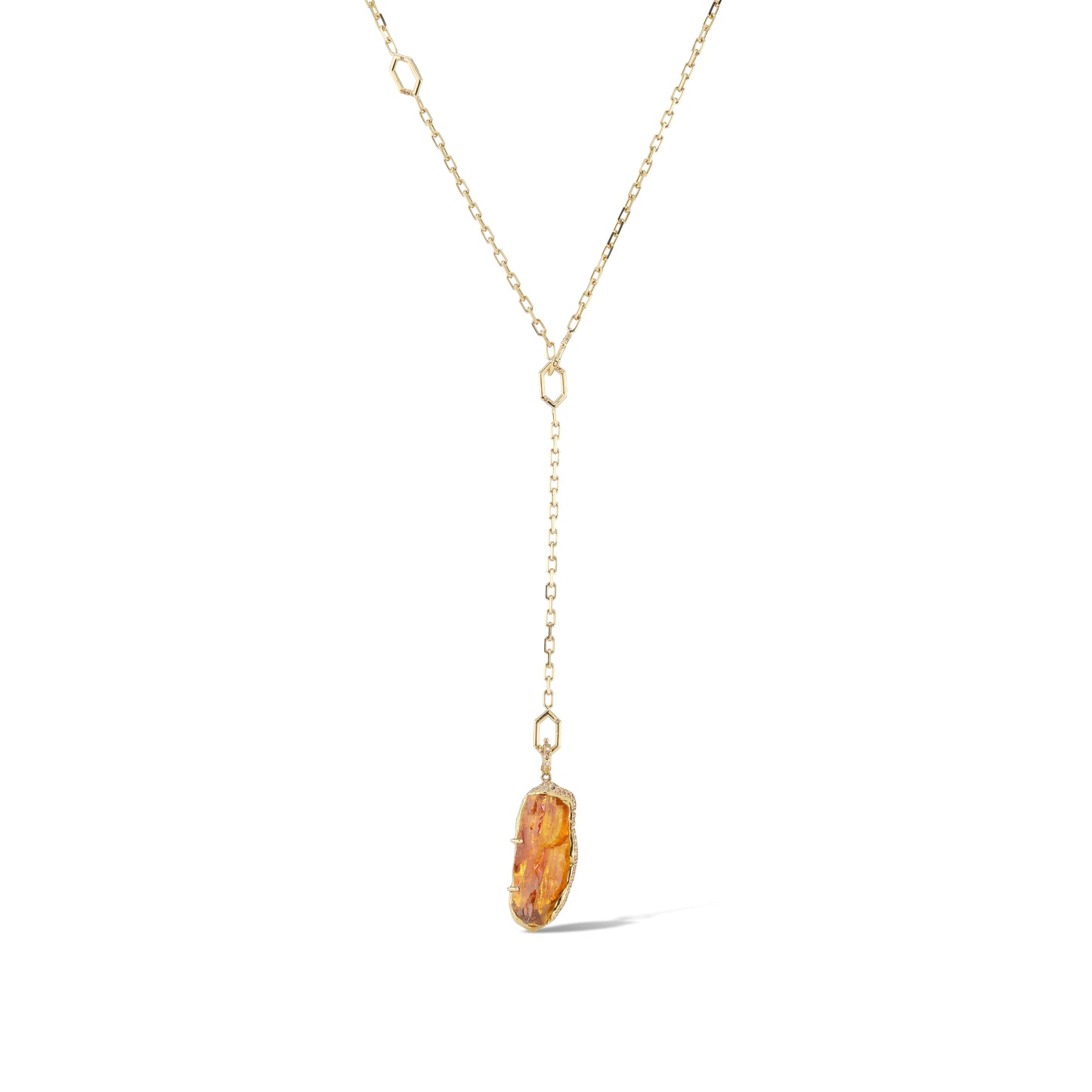 Beatrice - Tourmaline Lariat Necklace