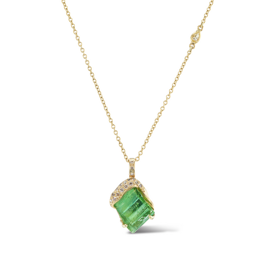 Ibra - Green Tourmaline Necklace